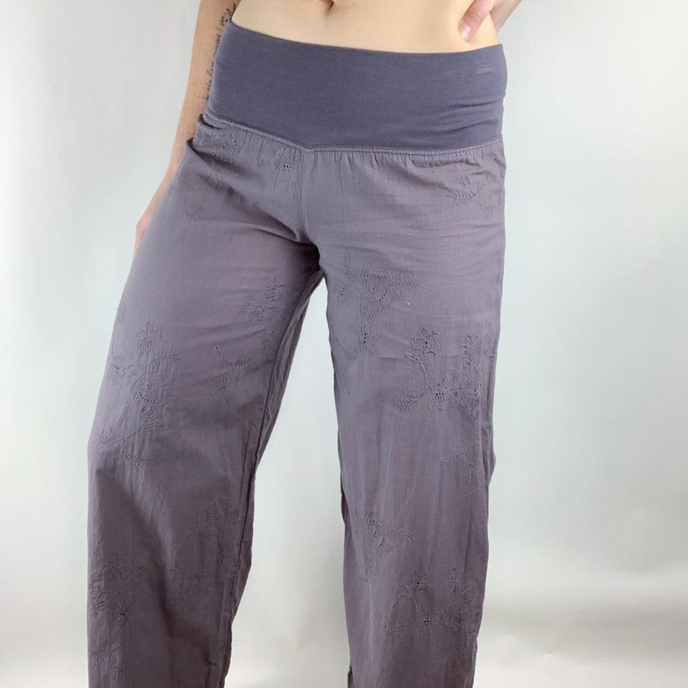 Y2K Hard Tail Low Rise Flare Leg Boho Pants